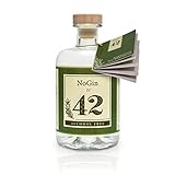 NoGin 42 - Die alkoholfreie Gin Alternative mit original Gin 42 Gewürzen | Zuckerfrei | Perfekter Begleiter für alkoholfreie Cocktails | Perfect Serve mit Thomas Henry Tonic Water