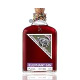 Elephant Sloe Gin mit Maasai Glasperlen - Leicht süß und feinfruchtig - Perfekt pur auf Eis, als Gin & Tonic und als Cocktail-Mixer für Negroni -35% vol., 500ml*